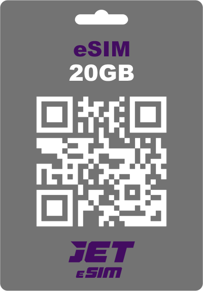 eSIM Afghanistan 20GB