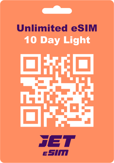 eSIM Asia Unlimited Light 10 days