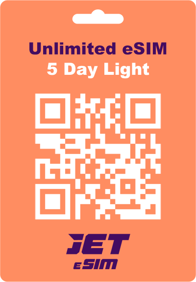 eSIM Asia Unlimited Light 5 days